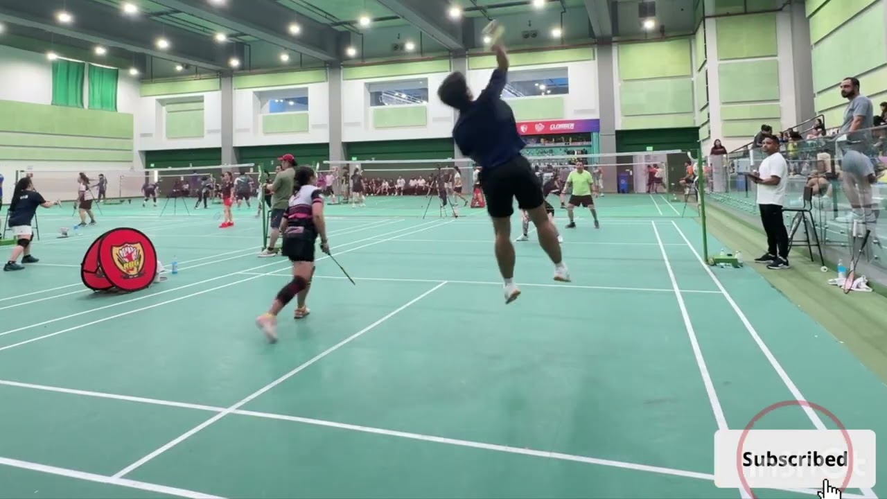 Ida & Ivannels vs Dhey & Shahzeb RBG badminton tournament “WifeyCup”