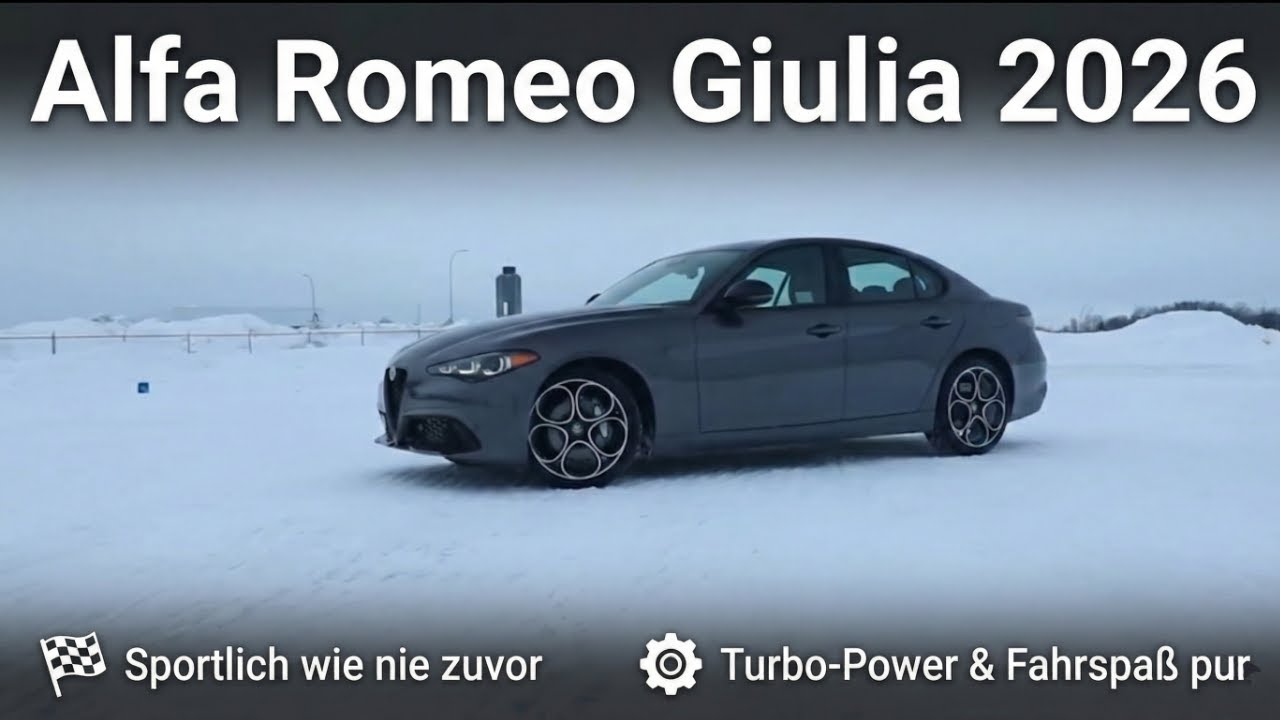 2026 Alfa Romeo Giulia Test: Turbo-Power & Fahrspaß pur