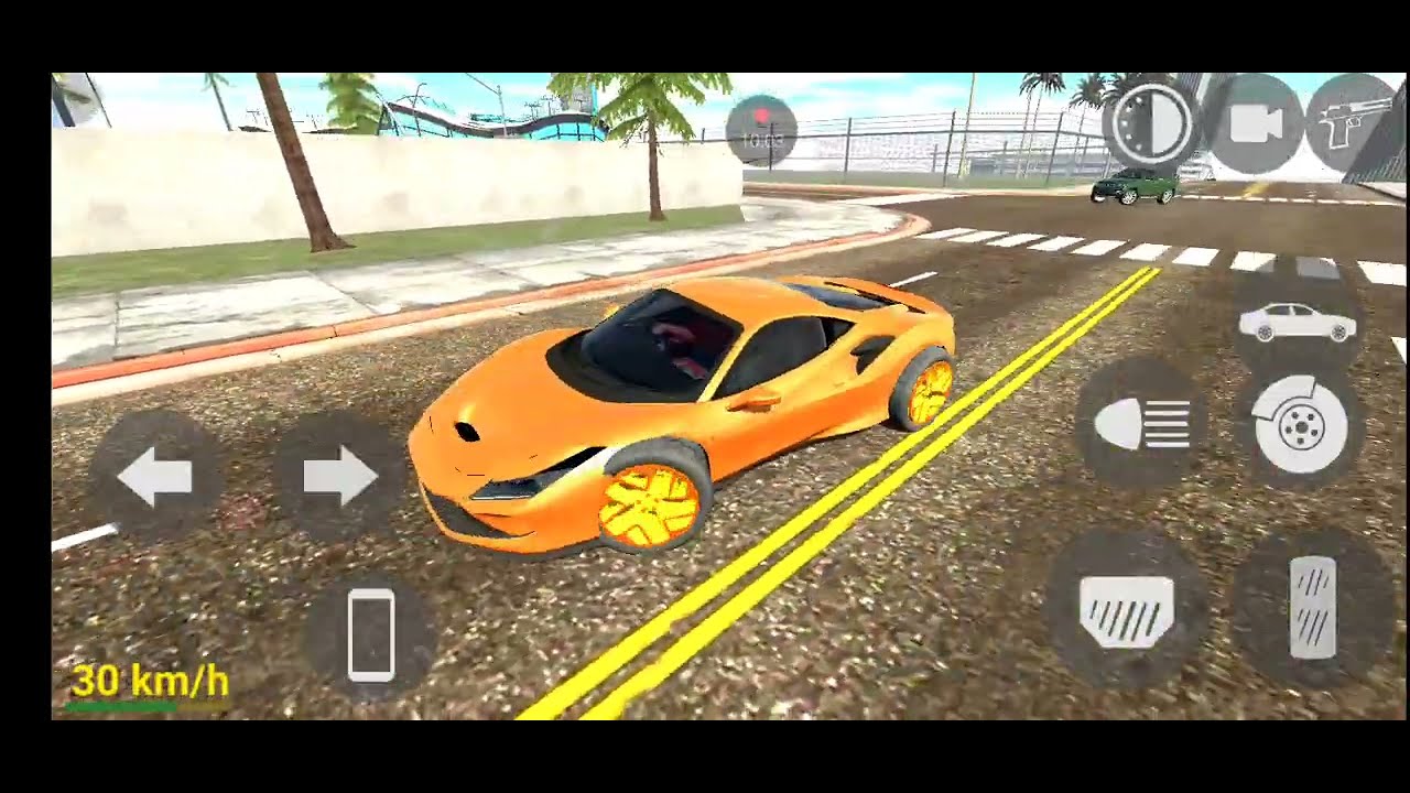 Crazy car in my house in Indian bike 3D game 