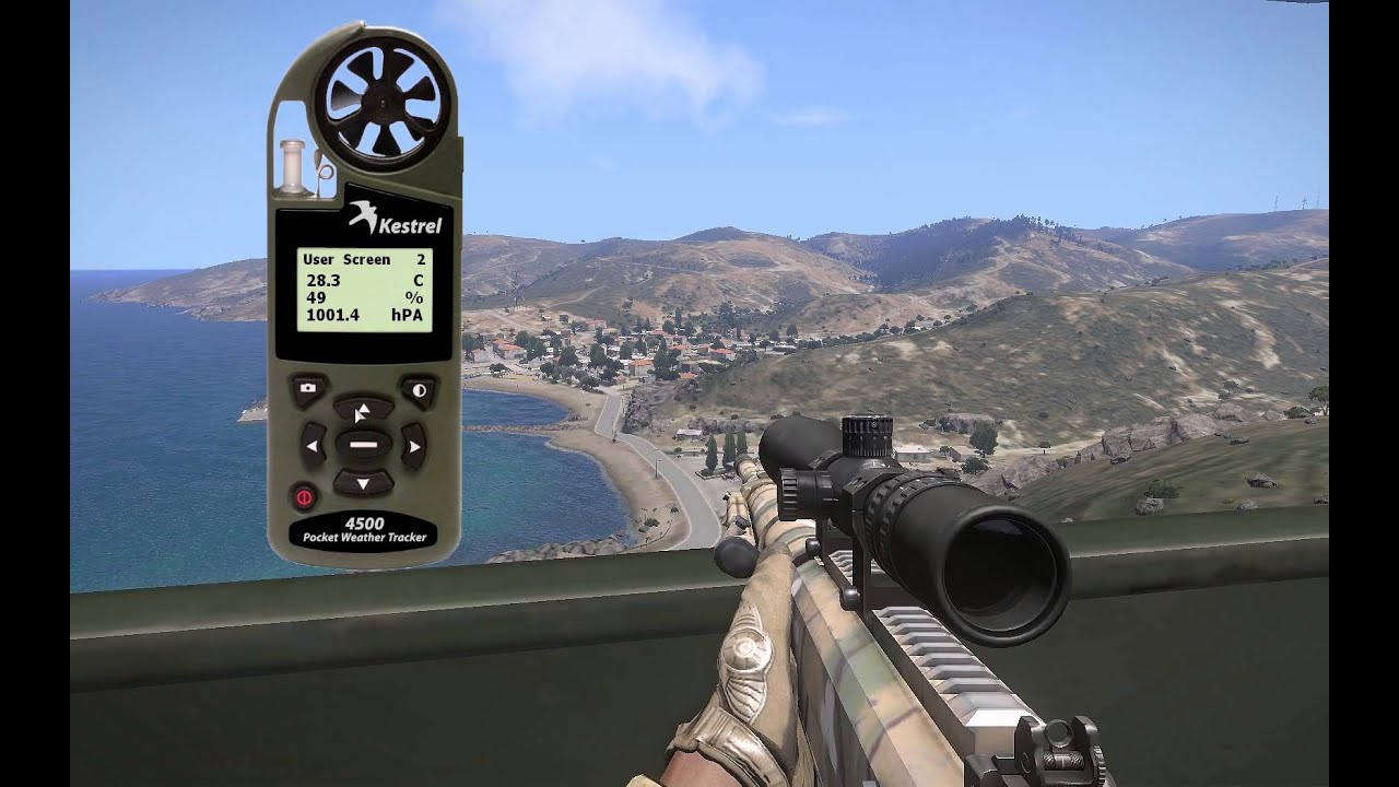 Arma 3 Ace 3 Sniping Tutorial 1257m