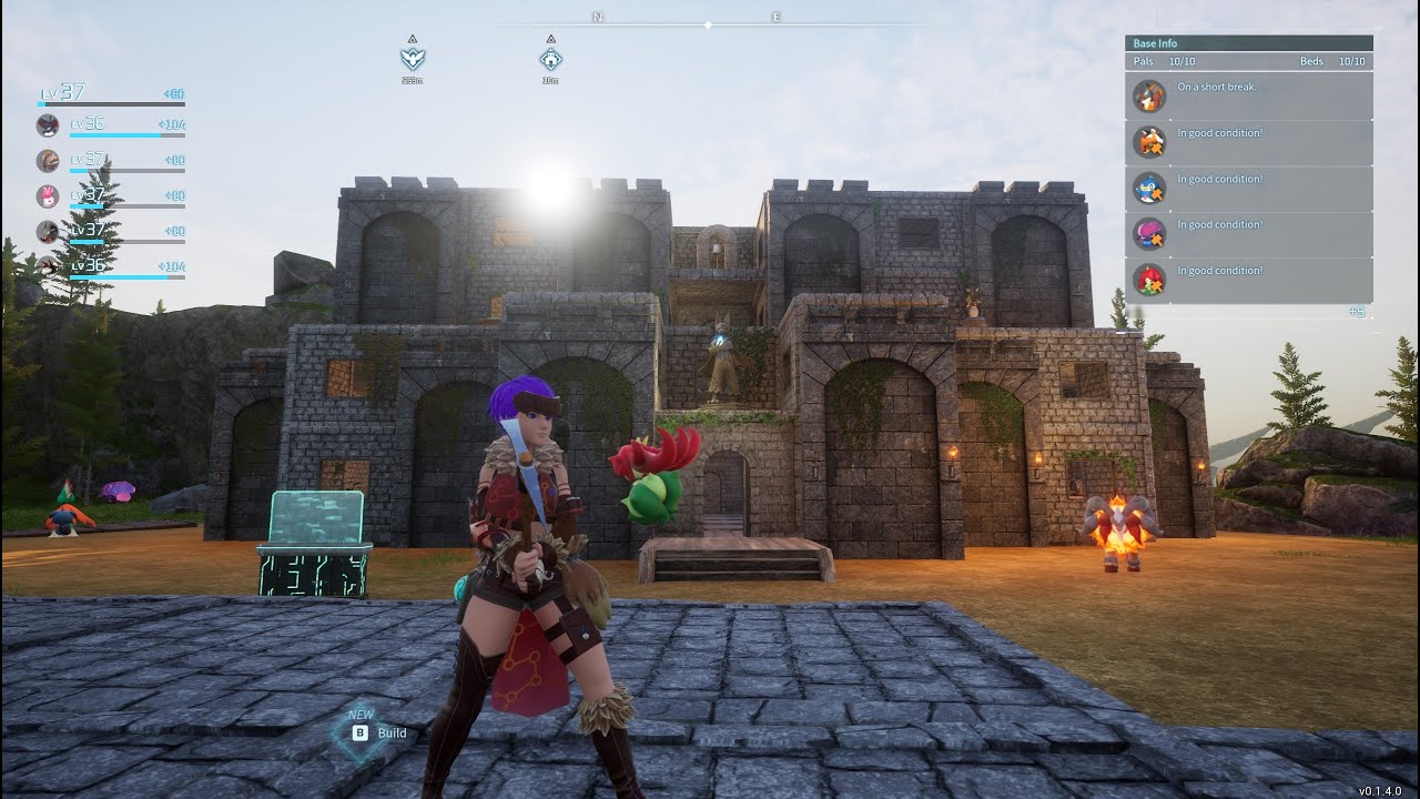 Perfect Palworld Small Castle How to Build for Multiplayer