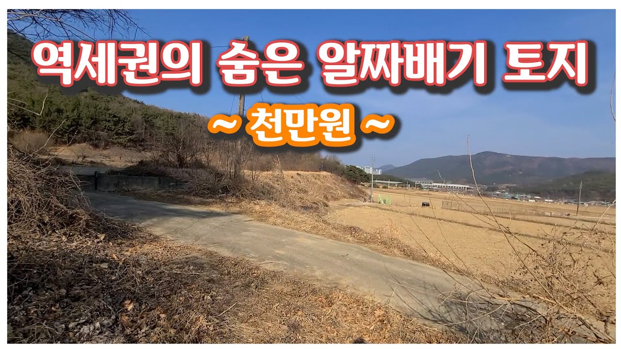 2195.  경북 경주시 건천읍 화천리 , 역세권의 숨은 알짜배기 토지~ 천만원 ~