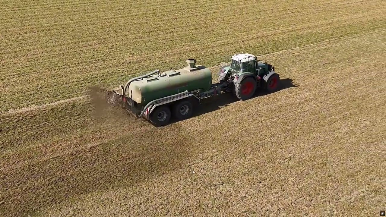 Oporowe lanie gnojowicy na łynki w GR Szyrner FHU Marcin Bzodek