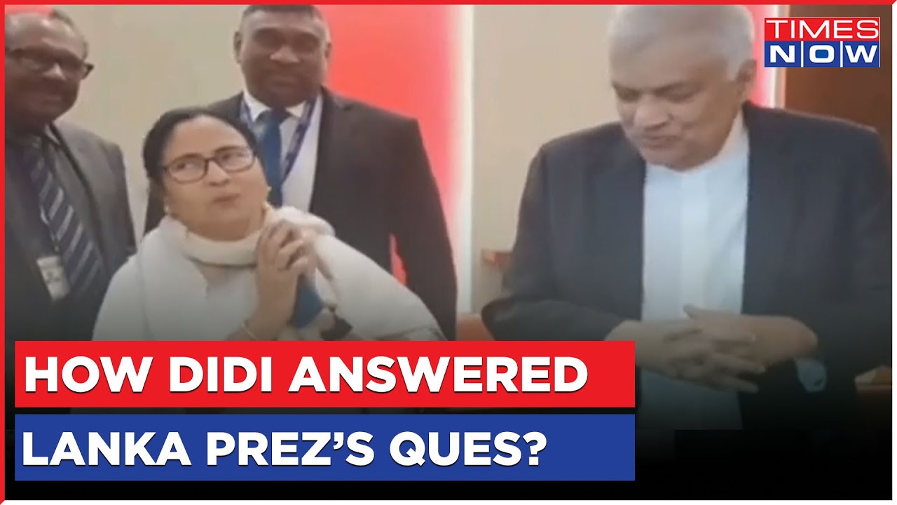 'Will You Lead Opposition Alliance?' Listen What Mamata Banerjee Answers On Sri Lankan Pre' Question