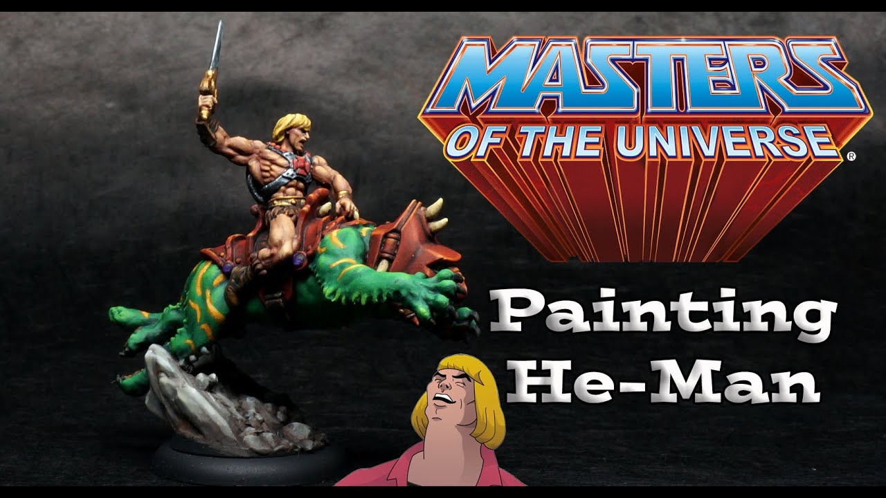 Painting He-Man Masters of the Universe Miniature Board Game