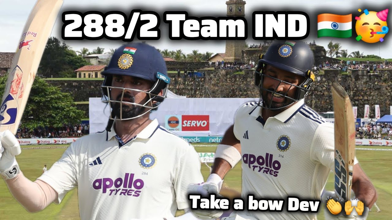 Padikkal 100! KL Rahul 77 ! Team India 288/2 🇮🇳🔥 