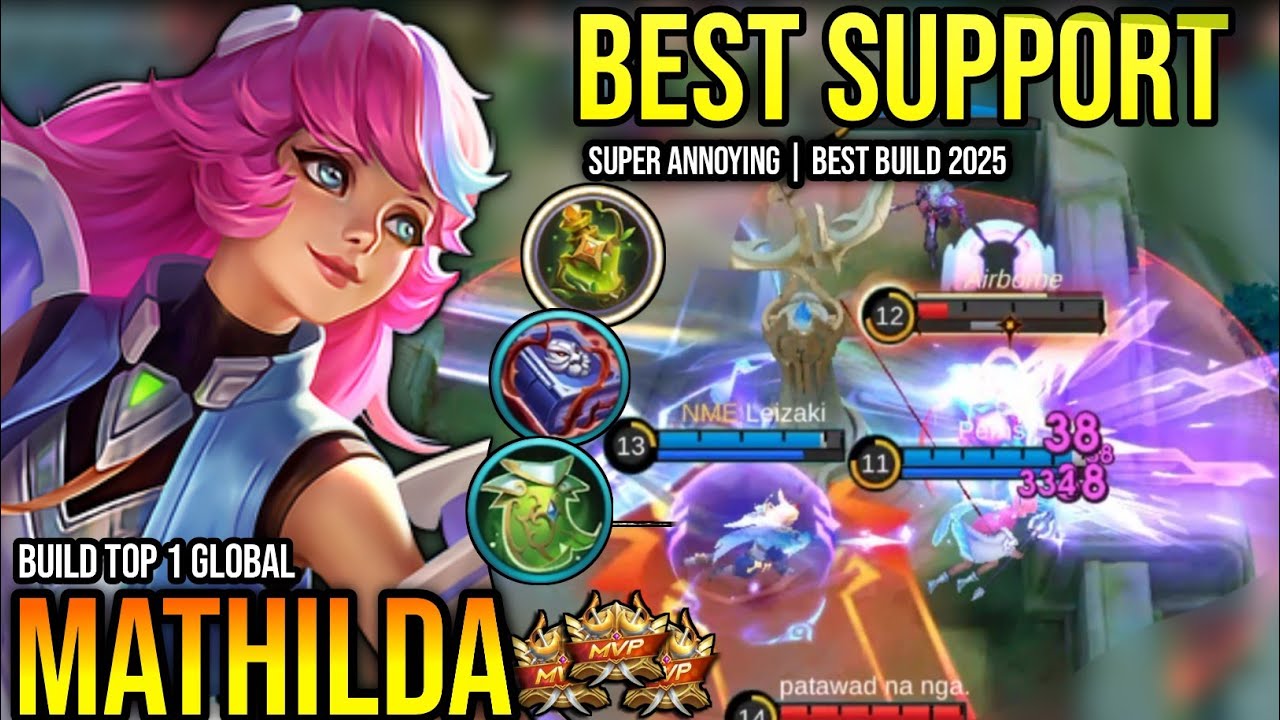 MATHILDA BEST BUILD 2025 | BUILD TOP 1 GLOBAL MATHILDA GAMEPLAY | MOBILE LEGENDS✓
