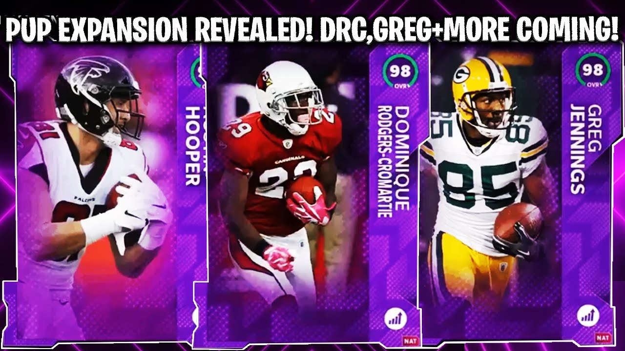 PUP EXPANSION REVEALED! DRC, GREG JENNINGS, AND MORE COMING! | MADDEN 21 ULTIMATE TEAM