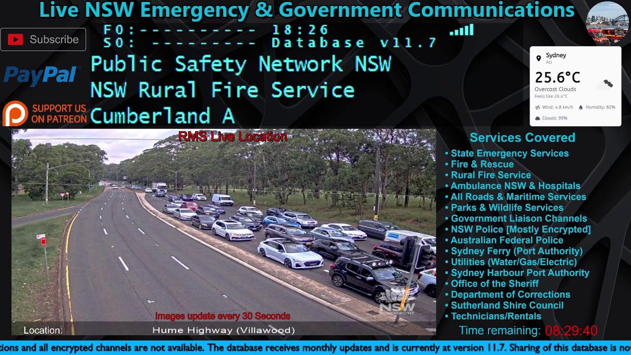 [06/03/26] - Public Safety & Government  Audio -  Greater Sydney & Rural, NSW