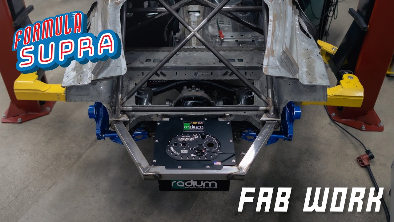 Formula Supra gets a DomSpec Subframe, Wisefab Suspension kit, and Radium Fuel cell.