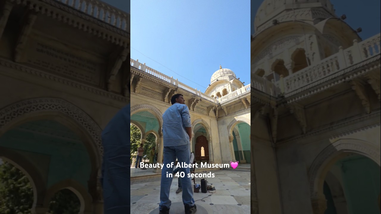 Beauty of Albert Museum in 40 seconds💓 Don't miss to visit this while being in Jaipur💓 #jaipur