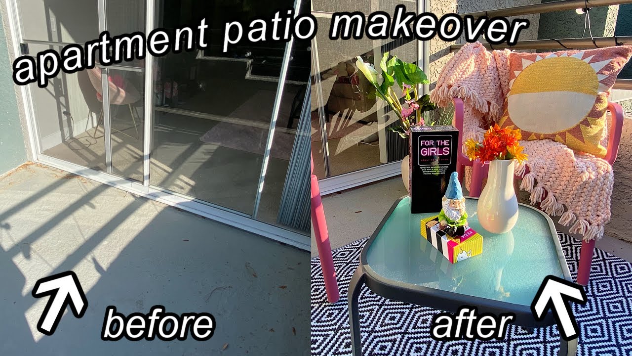 APARTMENT PATIO MAKEOVER **AFFORDABLE**