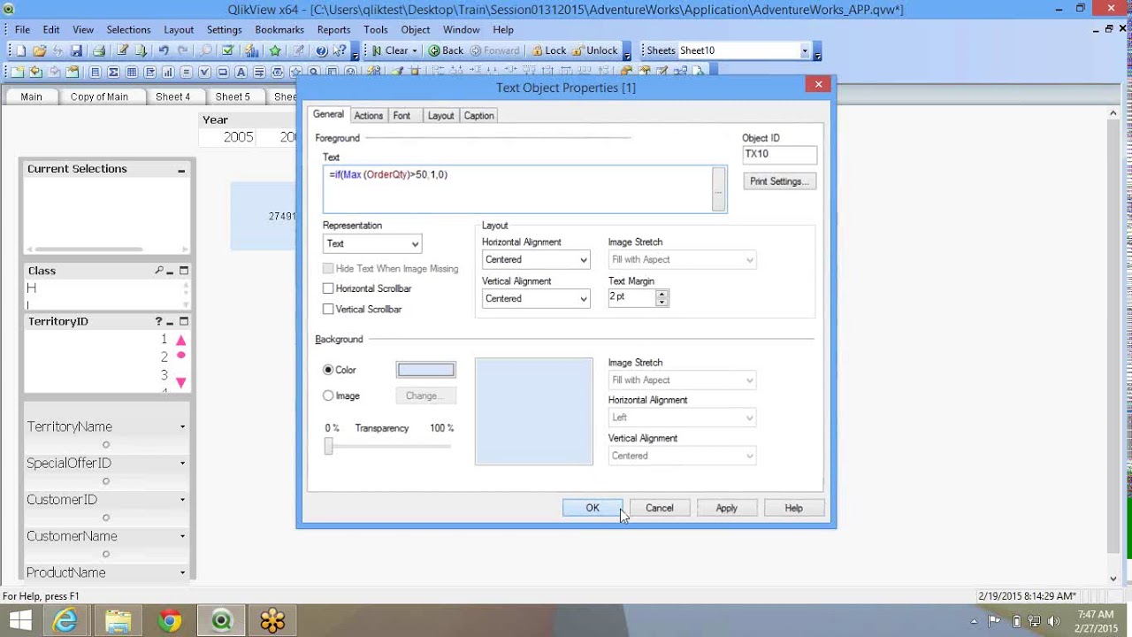 Qlikview Tutorial #18 || Qlikview Full Course || Qlikview Training for Beginners