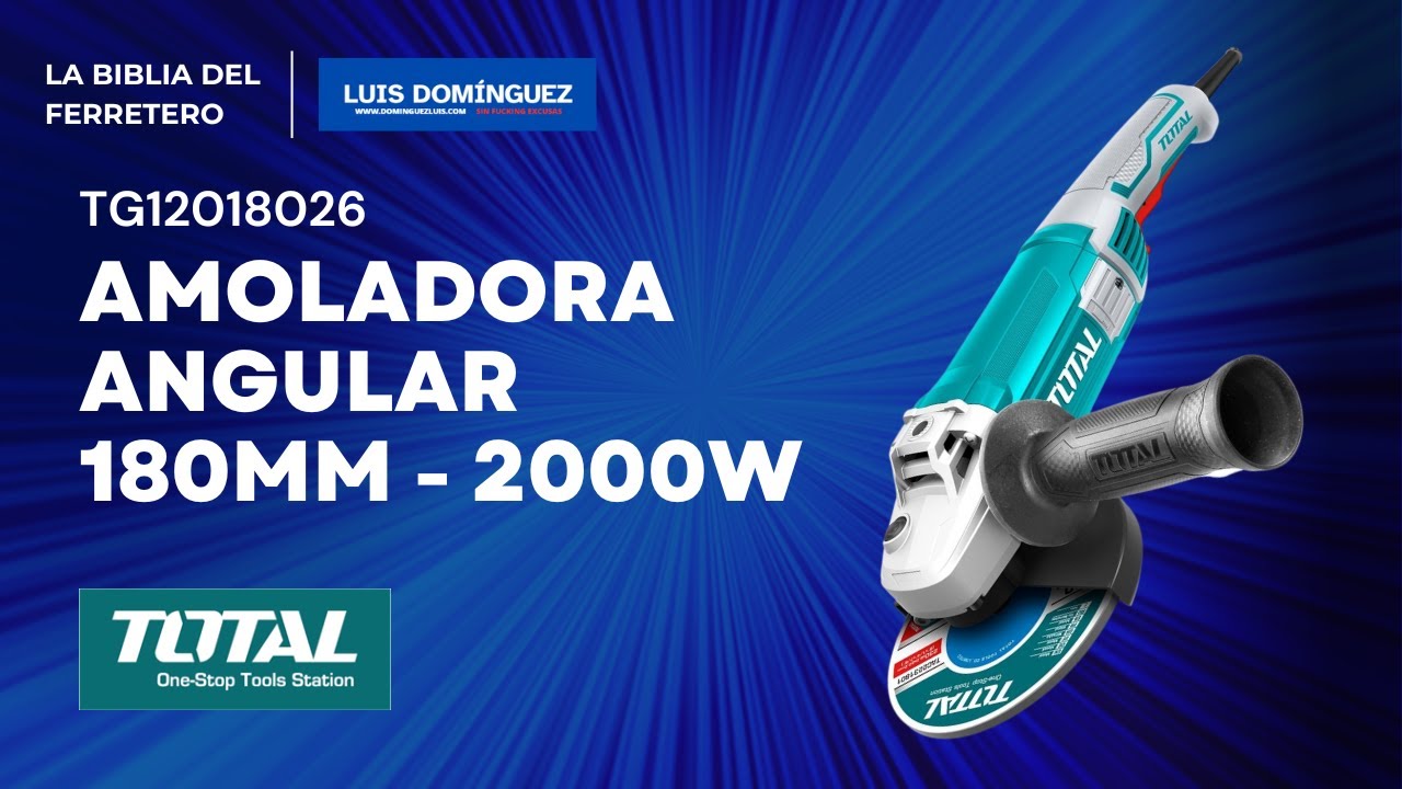 Potencia profesional: Reseña de la Amoladora Angular TOTAL 2000W (TG12018026)