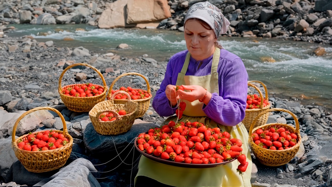 Rustic Strawberry Jam & Baking | From Field to Table
