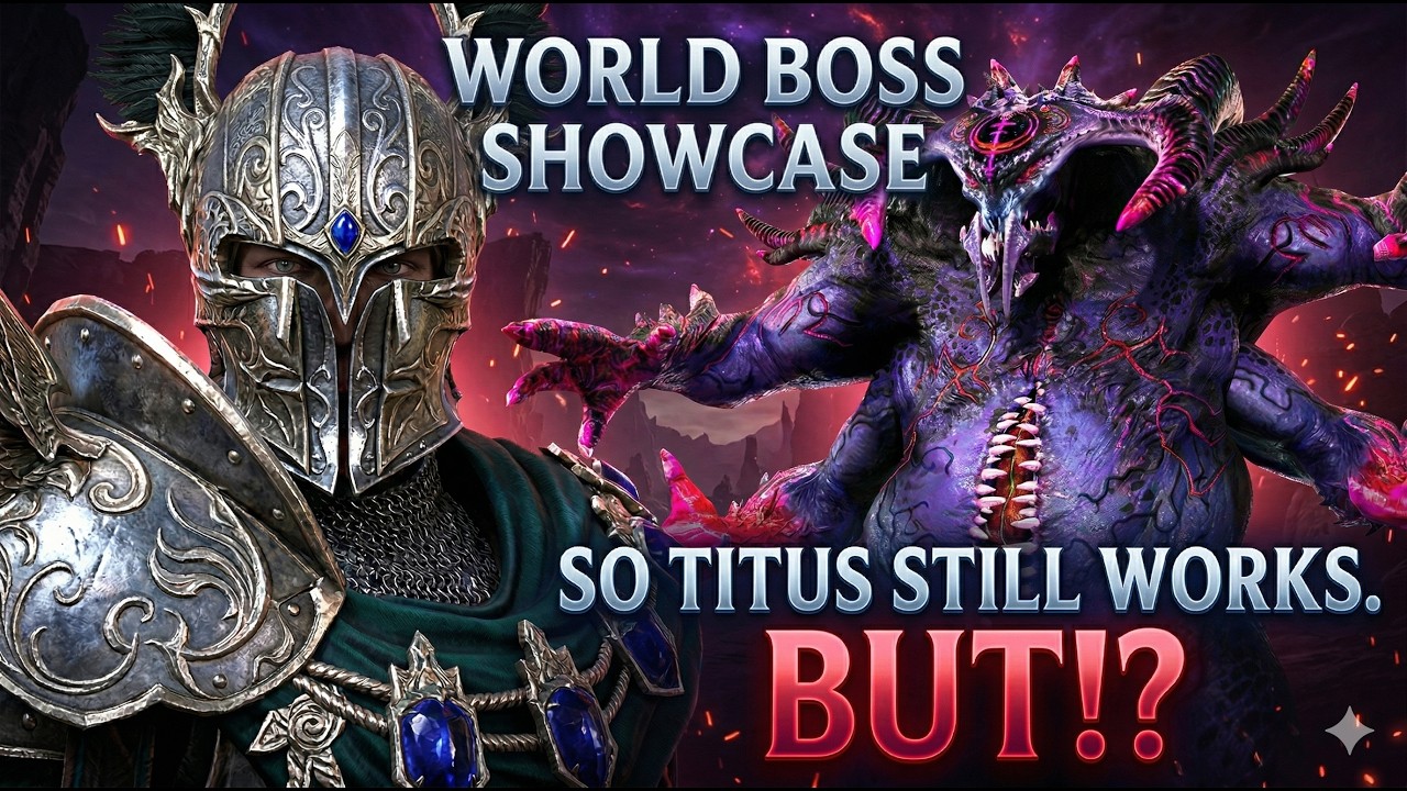 Мировой босс против Титуса! Я просто обязан был это сделать :D Рейд на тестовом сервере: Теневые ...