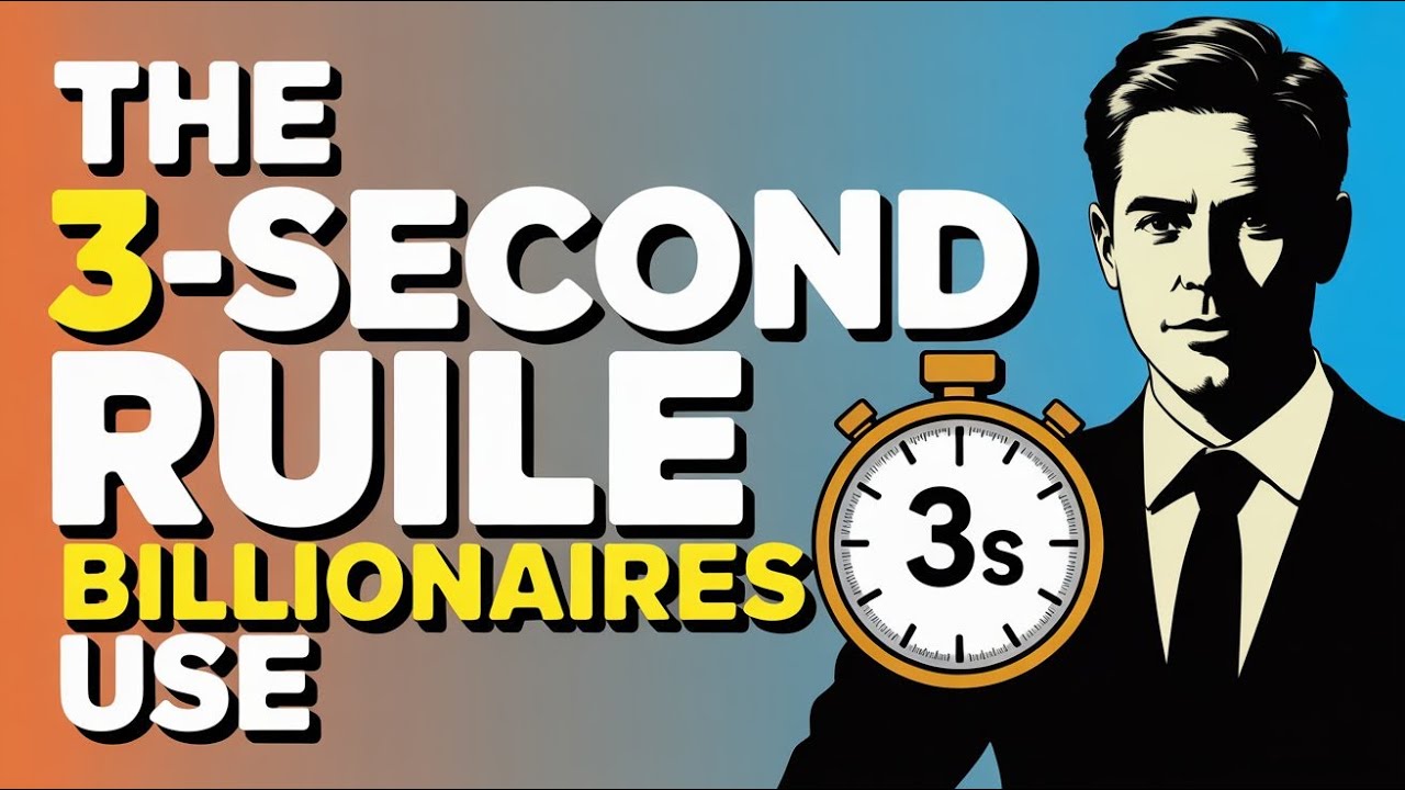 The 3-Second Rule That Billionaires Use to Make Life-Changing Decision
