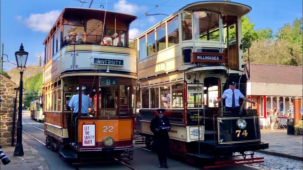 Tram day 2021: Crich Tramway Village