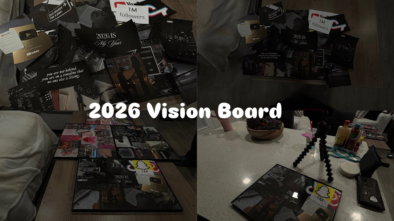 Making my 2026 Vision Board!!! (NEW YEAR NEW GOALS)