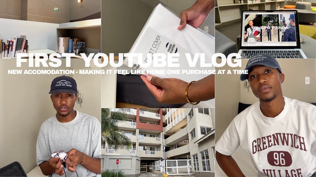 MY FIRST YOUTUBE VLOG | Back to uni | Moving to Unilofts Bloemfontein | Settling and running errands