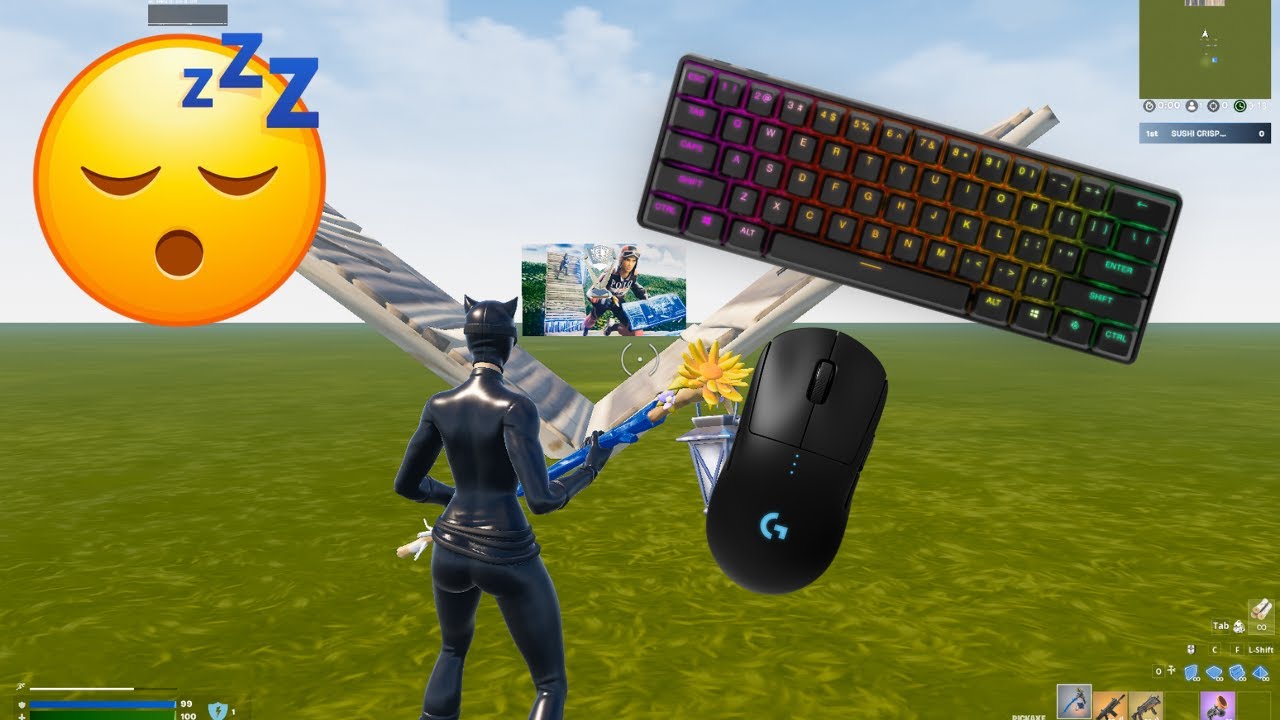 SteelSeries Apex Pro Mini ASMR 😴 1v1 Build Fights 🏆 Satisfying Keyboard Fortnite 240 FPS