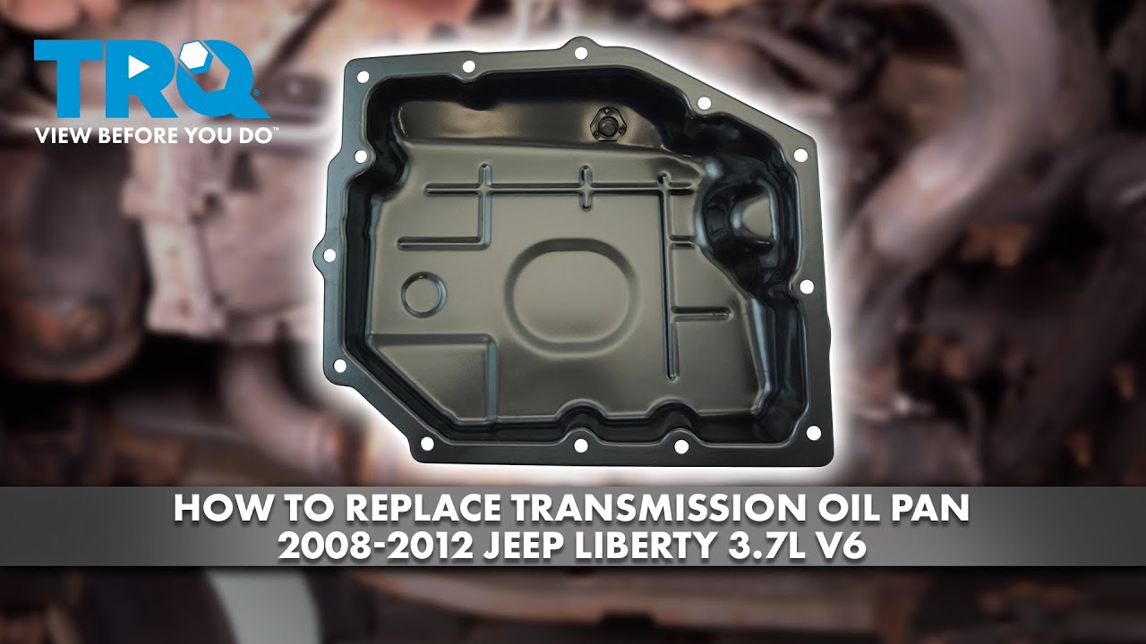 Как заменить поддон картера коробки передач Jeep Liberty 3.7L V6 2008-2012