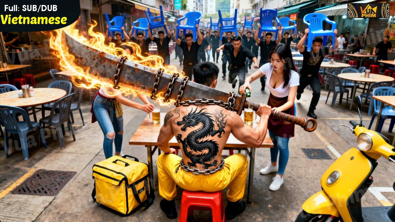 Bà Chủ Quán Nhậu Đêm Bị Đám Du Côn Đè Lên Bàn Đòi Tiền Bảo Kê Được Anh Shipper Giỏi Võ Cứu Sống