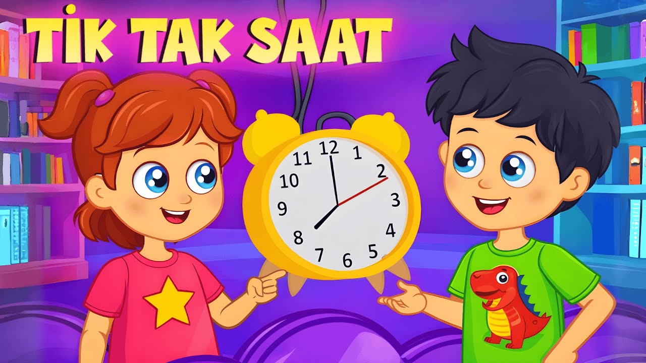 Tik Tak Tik Tak Saat ⏰ | Eğitici ve Öğretici Çocuk Şarkısı | Nursery Rhymes