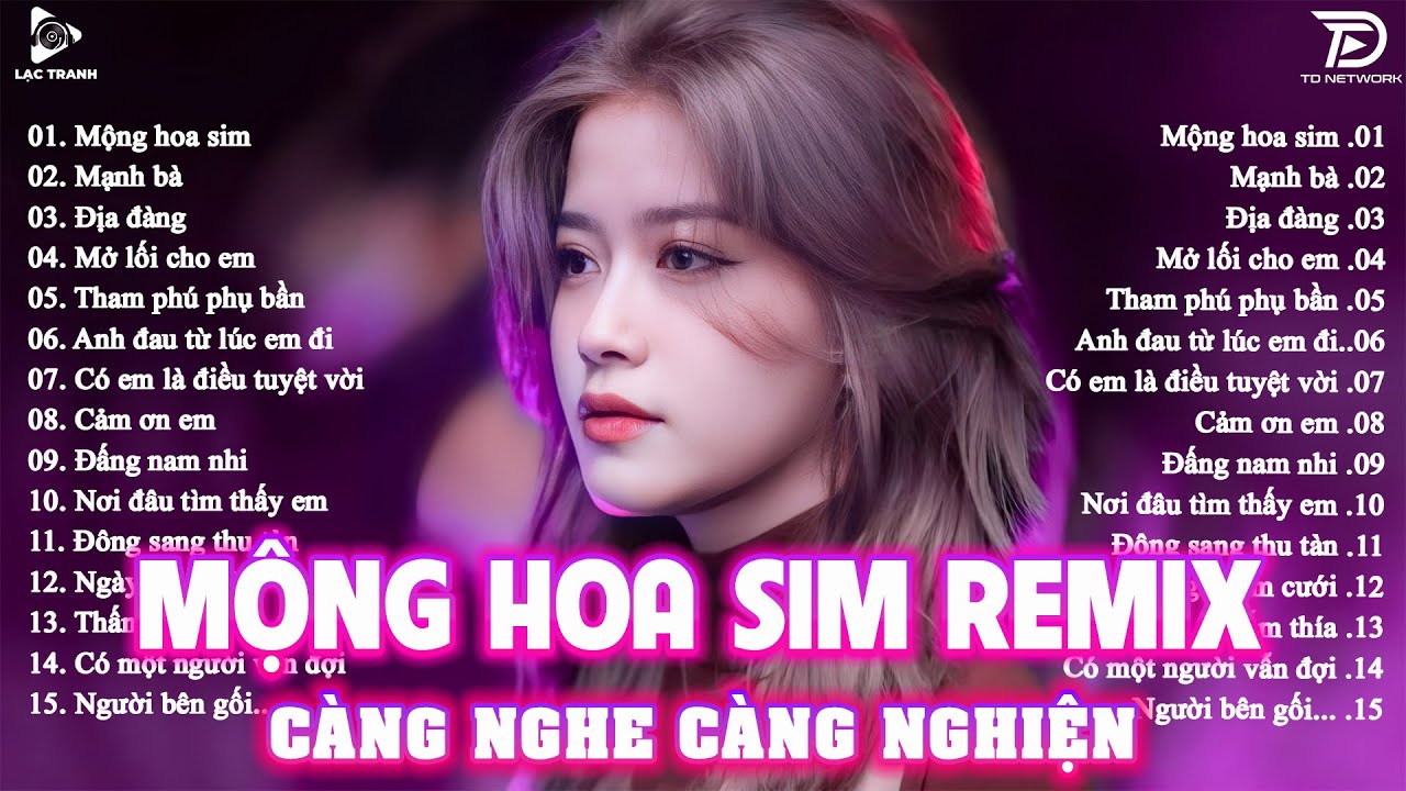 Mộng Hoa Sim Remix ♫ BXH Nhạc Trẻ EDM Hot Trend TRIỆU VIEW - Top 20 Bản EDM TikTok Gây Nghiện