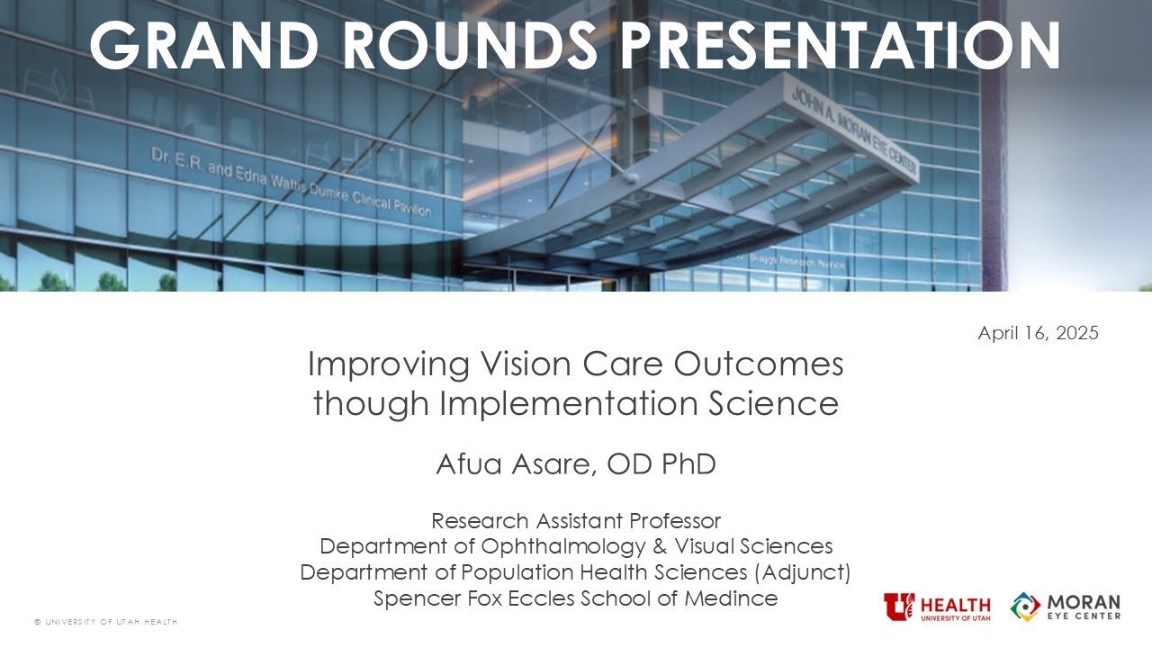 Improving Vision Care Outcomes through Implementation Science