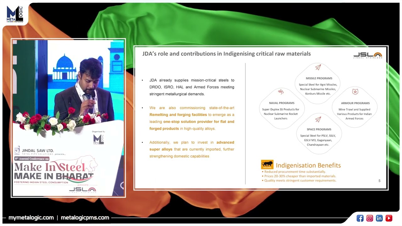 Indigenization of Defence Materials & Role of JDA in Import Substitution: Amit Goyal