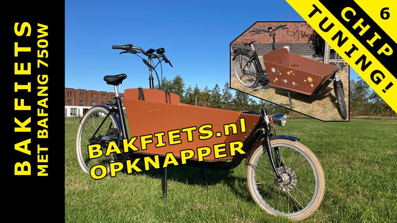 Bakfiets.nl roestauratie - deel 6: motor programmeren en demo display bediening (Bafang BBS02B 750W)
