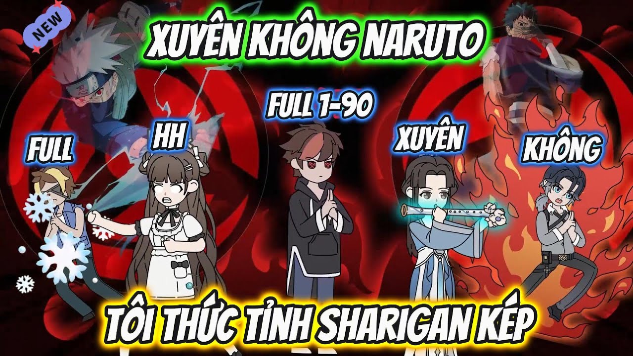 Xuyên Không Naruto Tôi Thức Tỉnh Sharingan Kép Full 1-90 | HH Xuyên Không