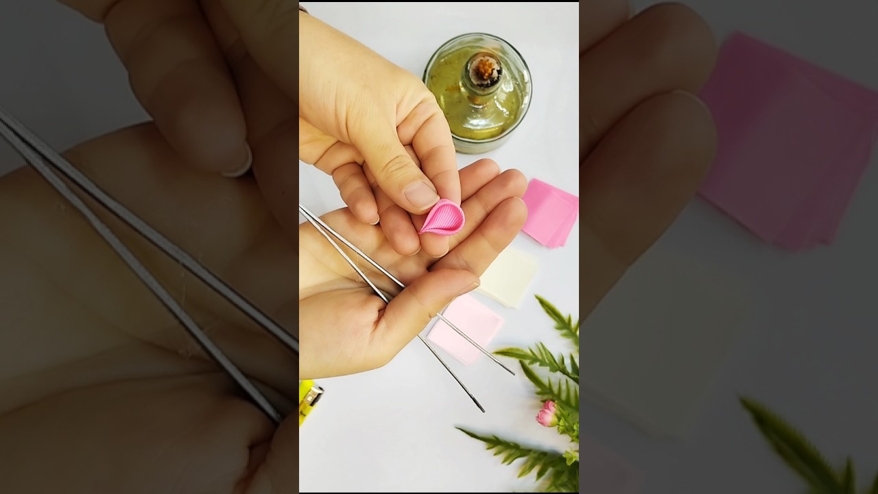 kanzashi flower #shortsfeed #shorts #handmade #diy #hairaccessories #shotsvideo #kanzashiflower