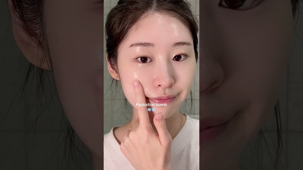 Summer skincare❄️🧊 get that hydration 💦 #summerskincare #kbeauty #koreanskincare #beautytips