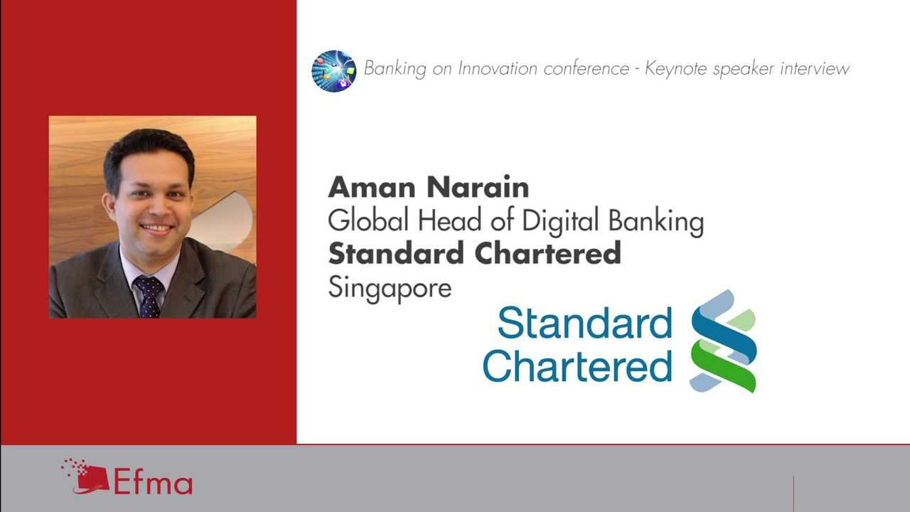 Интервью Амана Нарайна с Standard Chartered на конференции &laquo;Банковское дело на инновации&raquo; 2014 г.