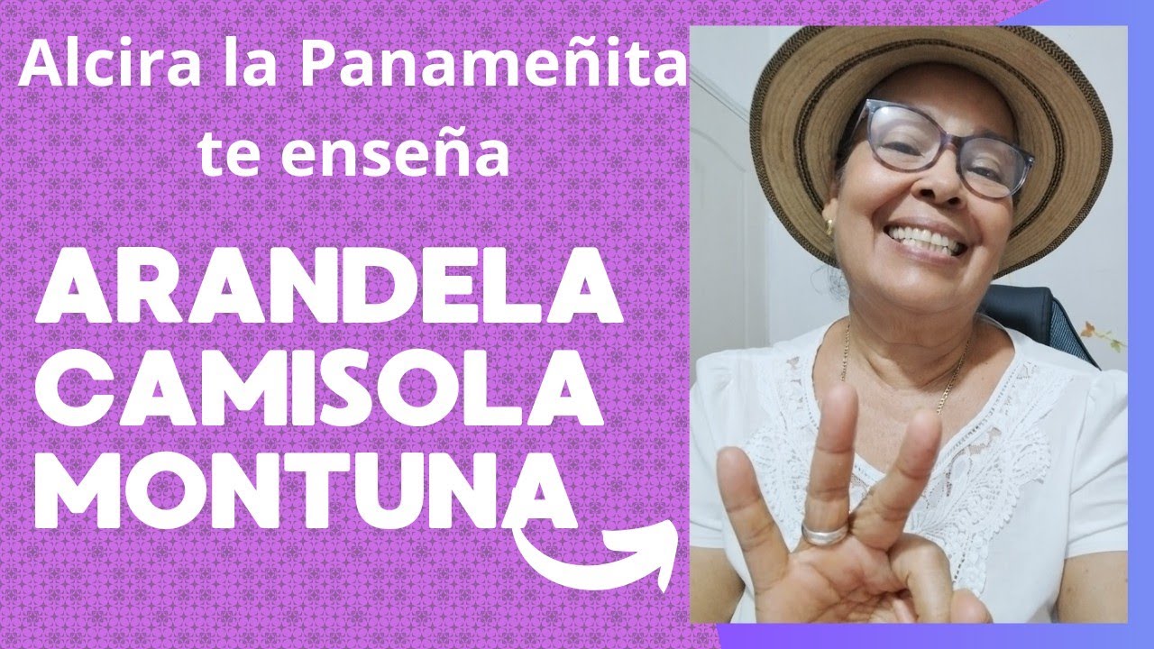 Preparando la arandela de la camisola montuna