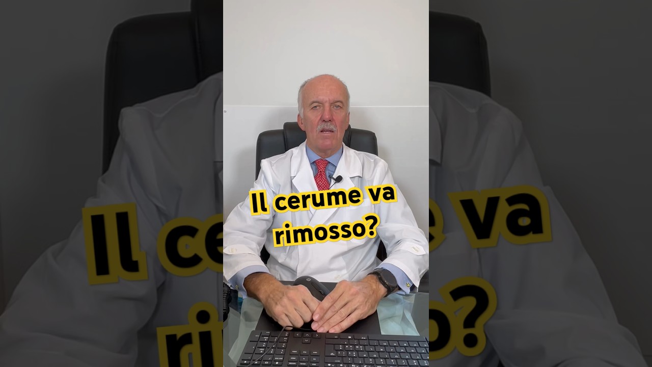 Il cerume va rimosso? #otorino #doctor #rispondoallevostredomande #perte #orecchio