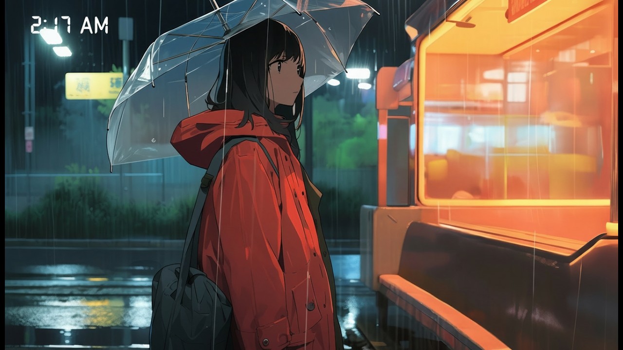 2AM LoFi for Lonely Evenings 🌧 | Soft Rain for Study & Sleep