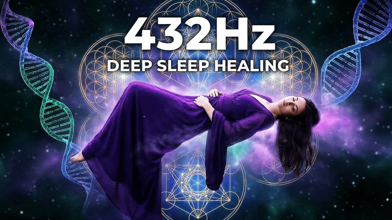 432Hz Deep Sleep Healing 🌙 Subconscious Reset & Cellular Regeneration (2.5 Hours) 4K