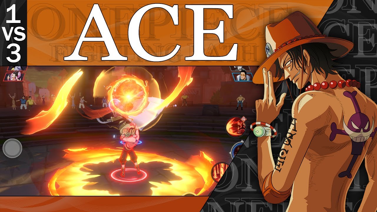 One Piece Fighting Path HL#78 - Ace 1vs3 / Эйс 1 против 3