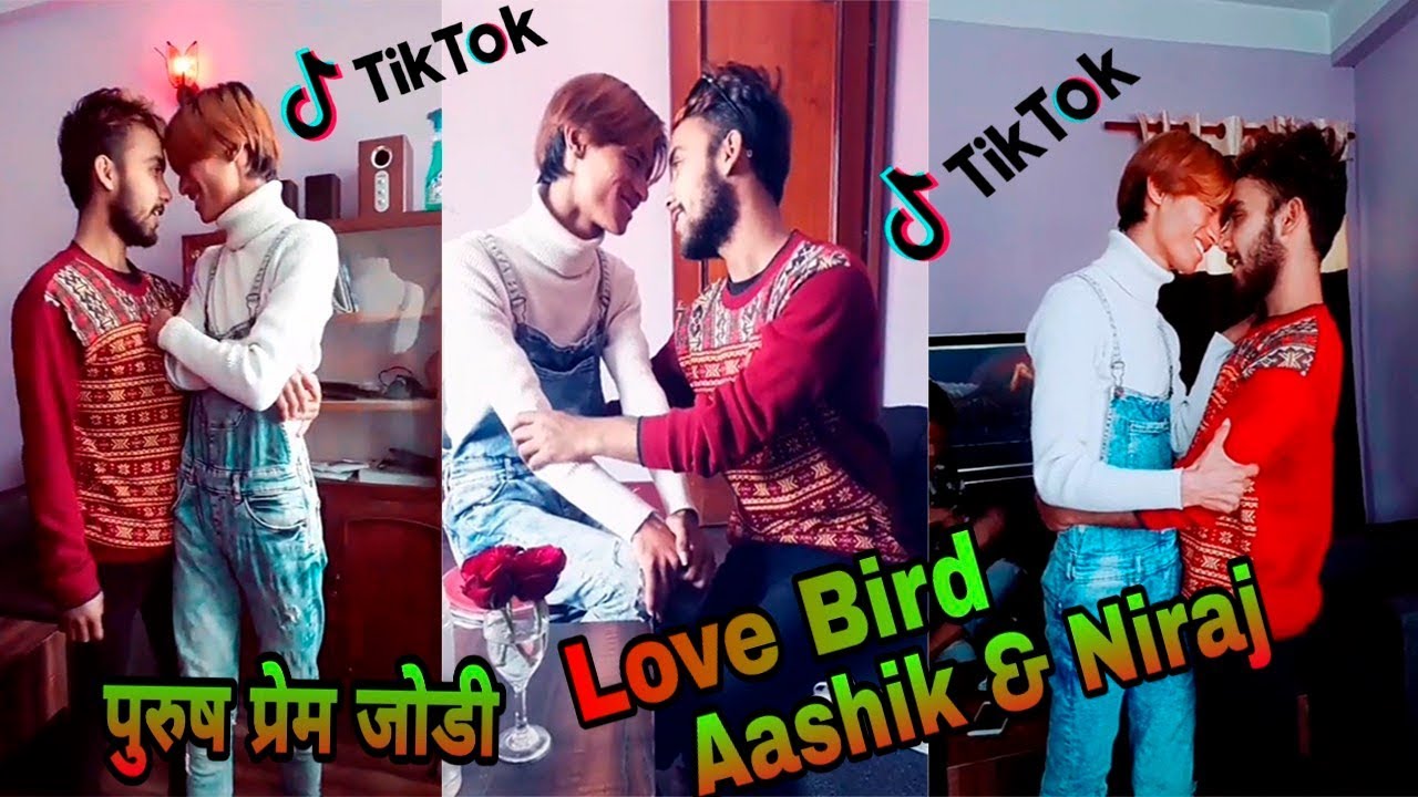 पुरुष प्रेम जाेडी(Love Bird) Tik tok/Musical.ly ।Niraj/Aashik