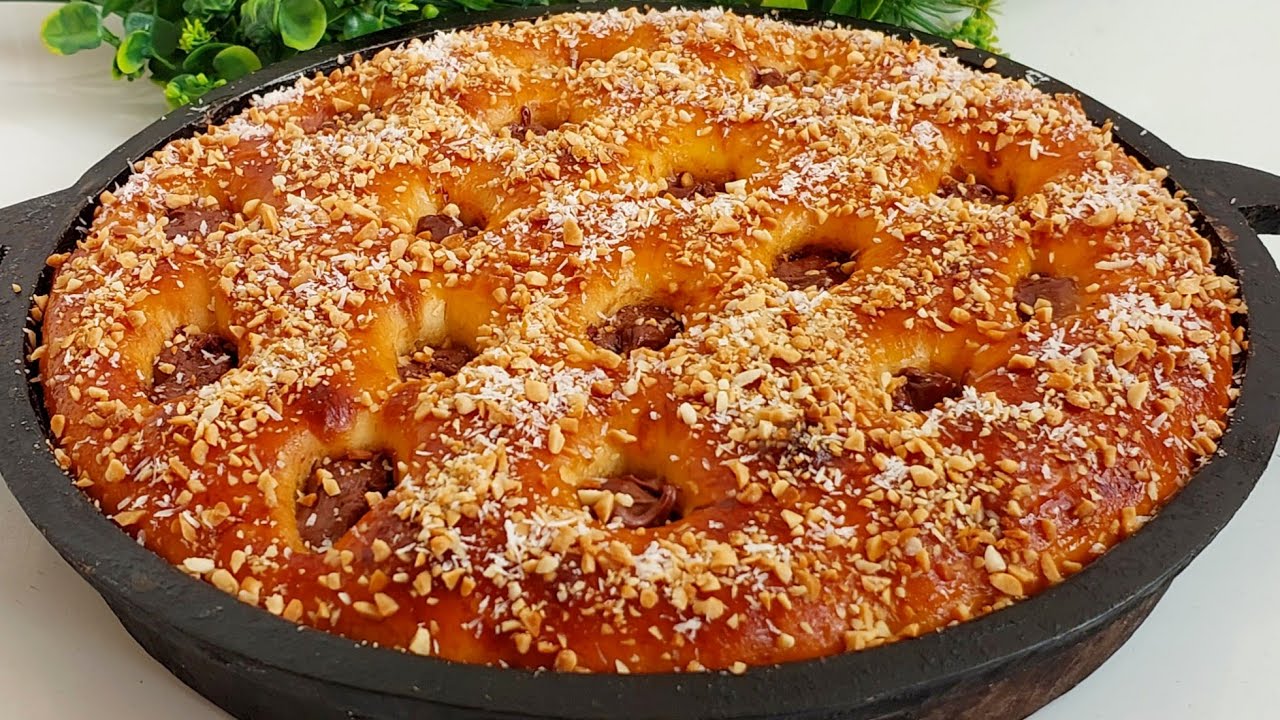 بريوش سائل بدون لا عجن ولا دلك وبدون زبدة خفيف ريشة والمداق اكثر من رائع