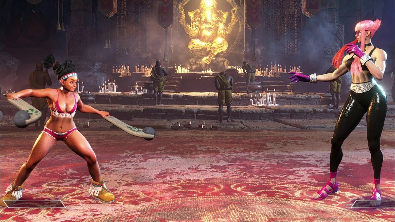 Street Fighter 6 Lily no poncho vs Manon Fitness Outfit PC mods