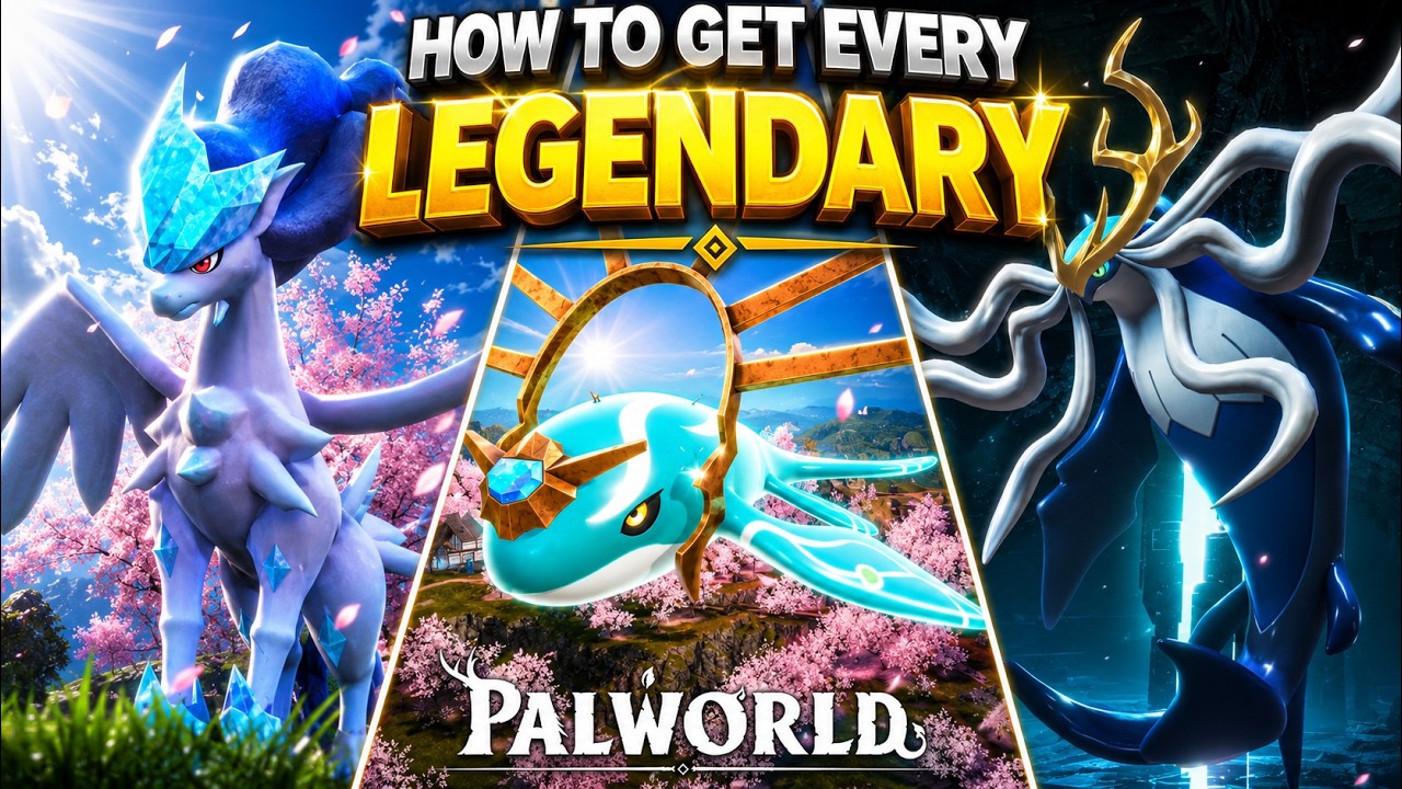 Palworld 1.0: Как найти и поймать ВСЕХ легендарных покемонов