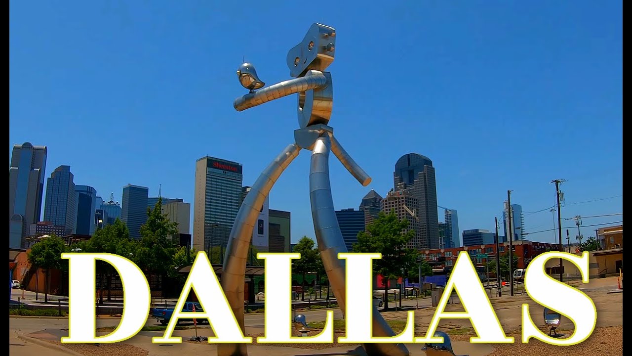 DALLAS, TEXAS | DRIVE AND AERIAL TOUR OF DOWNTOWN DALLAS