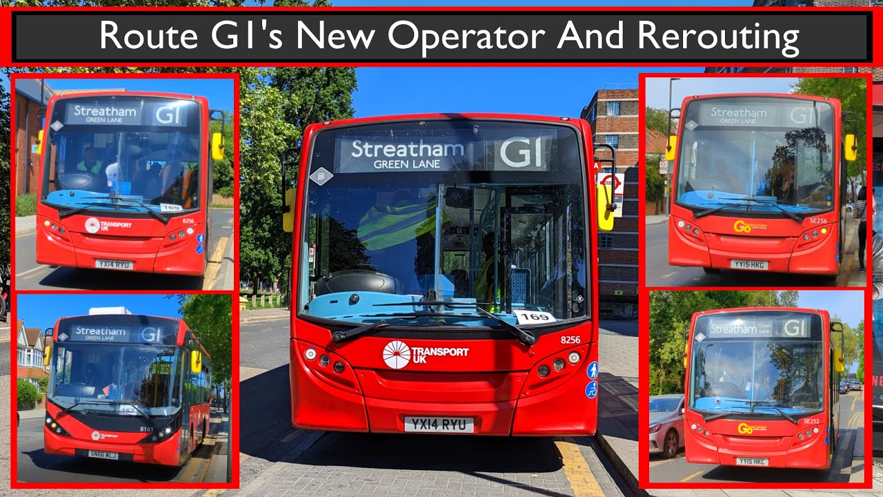 *NEW OPERATOR + REROUTING* London Bus Route G1's New Change (TransportUK, GoAhead & Springfield) TUK