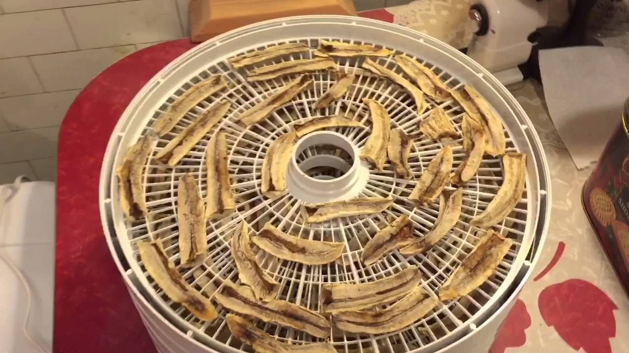 Dehydrating Bananas