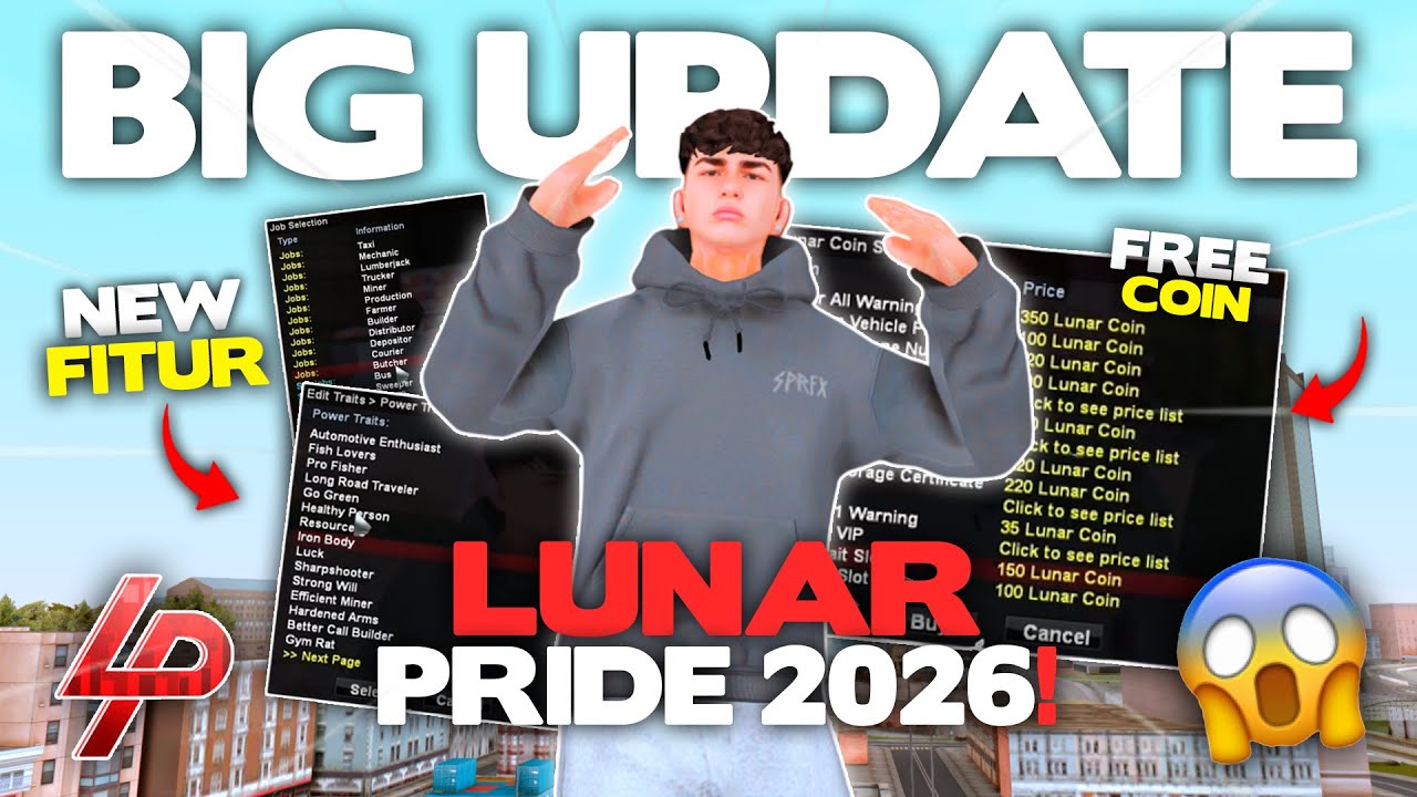 UPDATE TERBARU !! SERVER LUNAR PRIDE FITUR MAKIN KEREN !! GTA SAMP ROLEPLAY