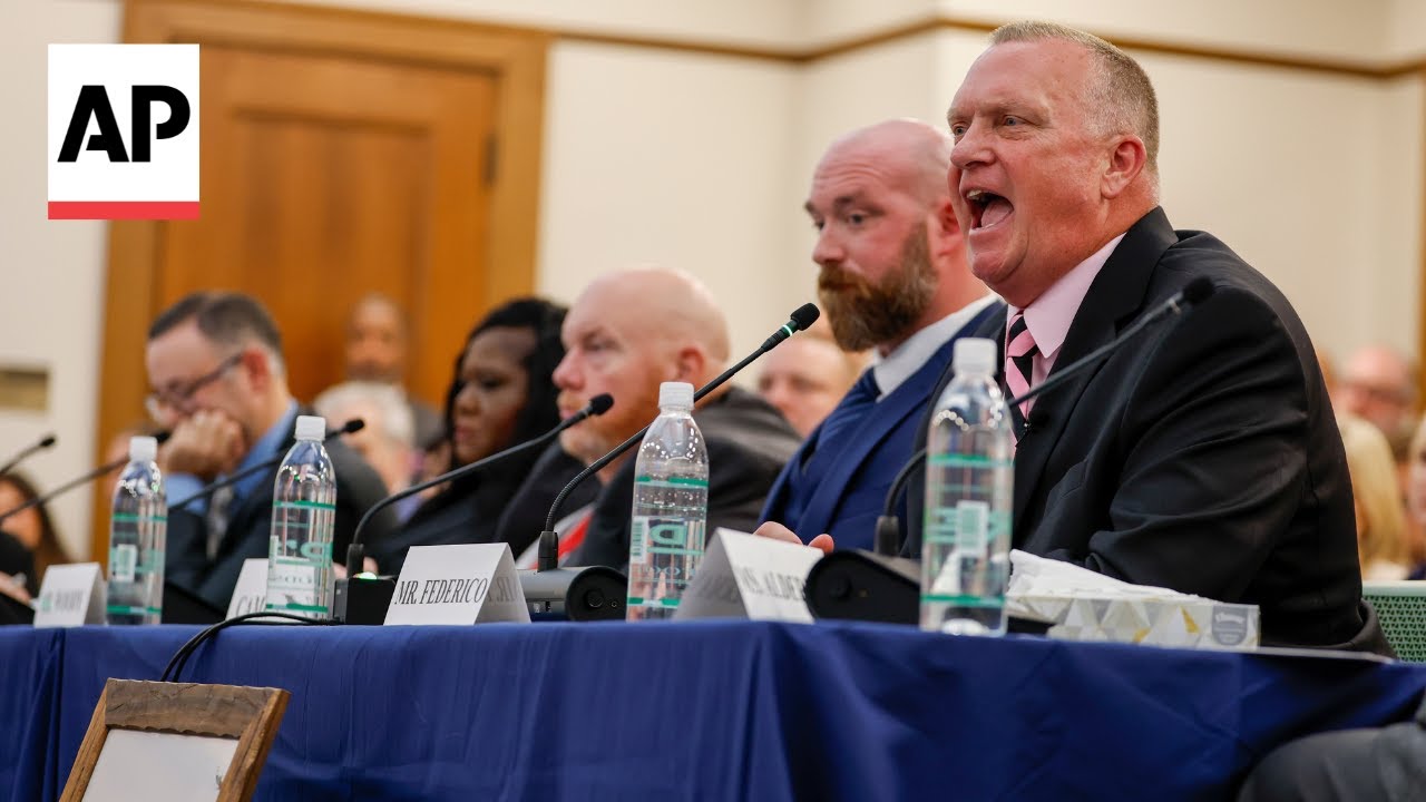 Family of violent-crime victims give emotional plea for tougher criminal justice policies
